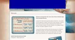 Desktop Screenshot of crossingpointvillas.com